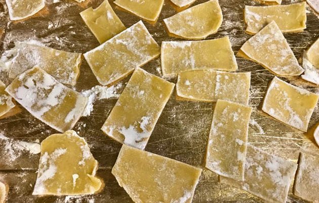 lebbencsleves tészta