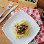 húsos penne tészta