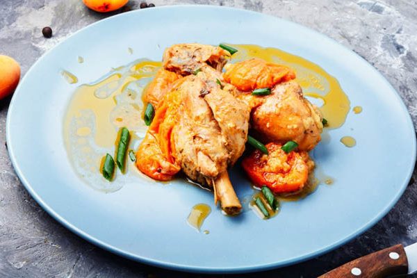 barackos-gyömbéres csirke