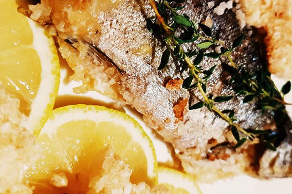 töltött tengeri sügér