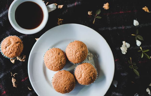 kávés-mogyorós muffin