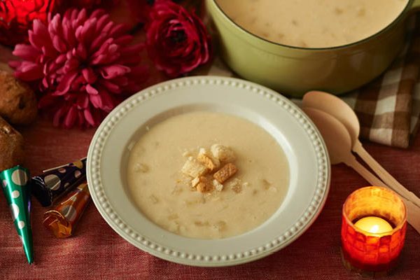 burgonyaleves almával és brie sajttal