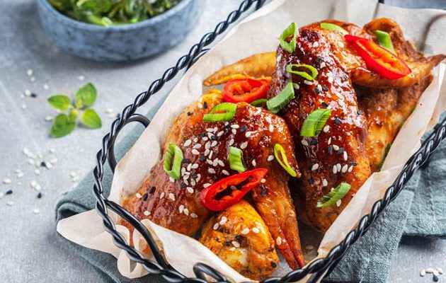 csirkeszárnyak hoisin szószban