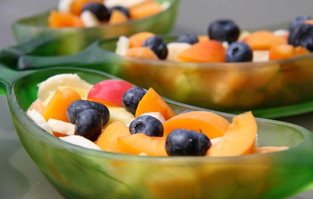 krémes gyümölcsdesszert