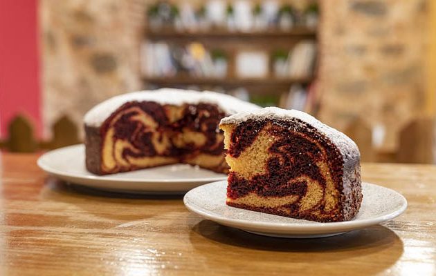 csokoládés márványtorta