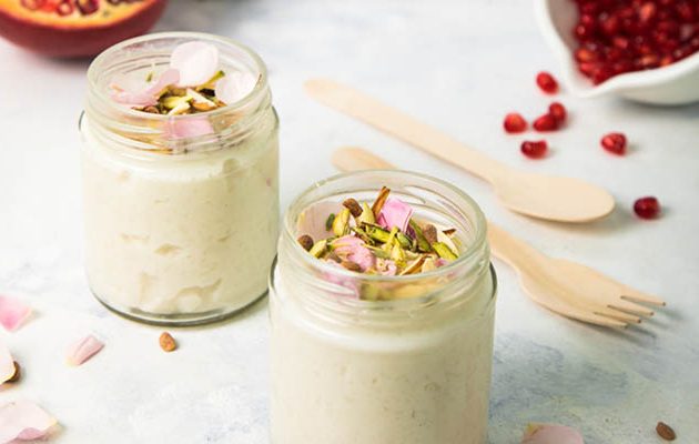 egészséges kókuszos rizspuding