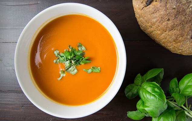 olasz paradicsomkrém leves