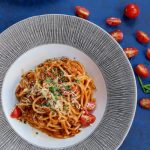 zöldséges bolognai spagetti