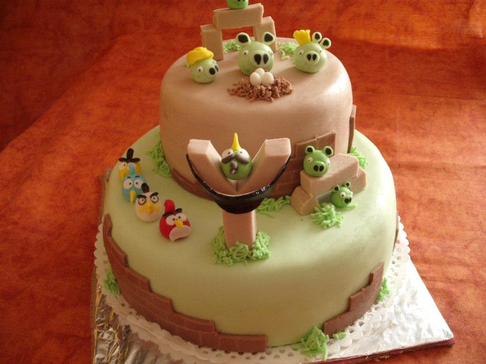 angry birds torta