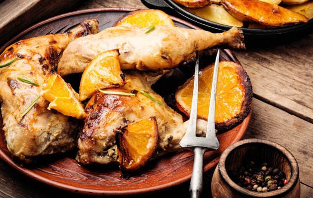 csípős narancsos csirke