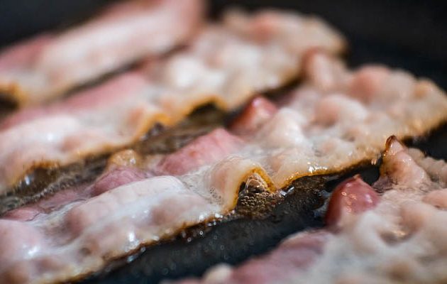 sült bacon