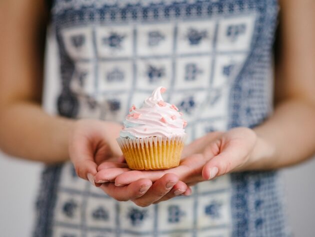 alap vaníliás cupcake készítés lépésről lépésre
