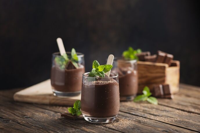 csokoládés avokádó mousse