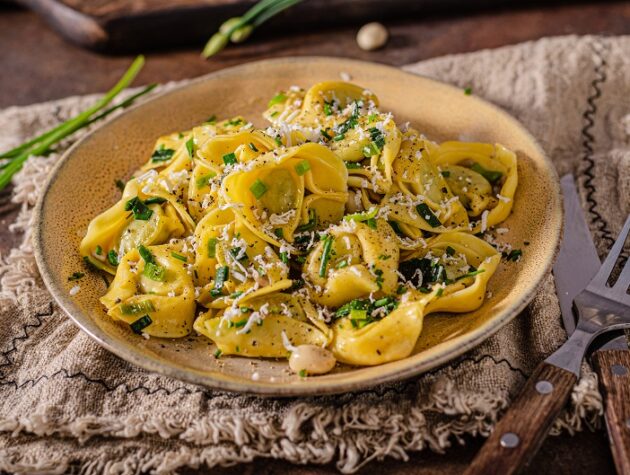 ricottás házi tortellini recept