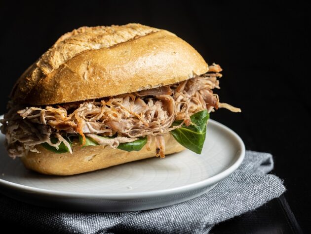 pulled pork szendvics