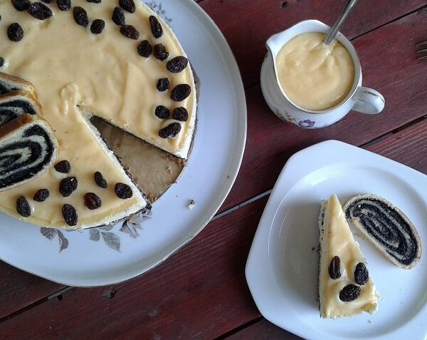 mákos sajttorta citromkrémmel