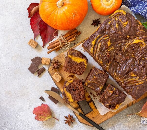 sütőtökös brownie