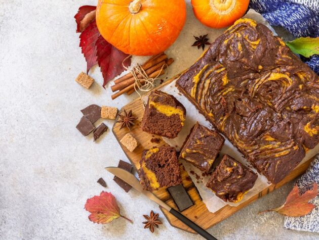 sütőtökös brownie