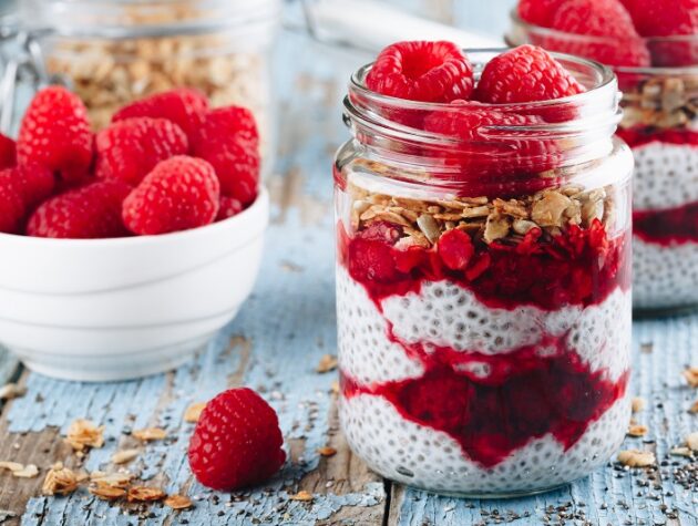 vaníliás chia puding