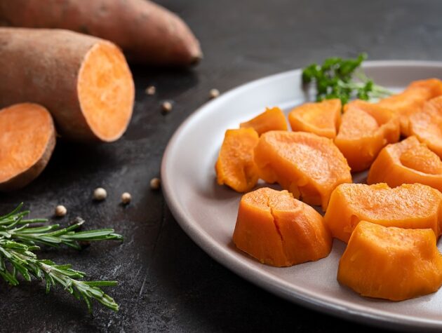 diétás rakott édesburgonya